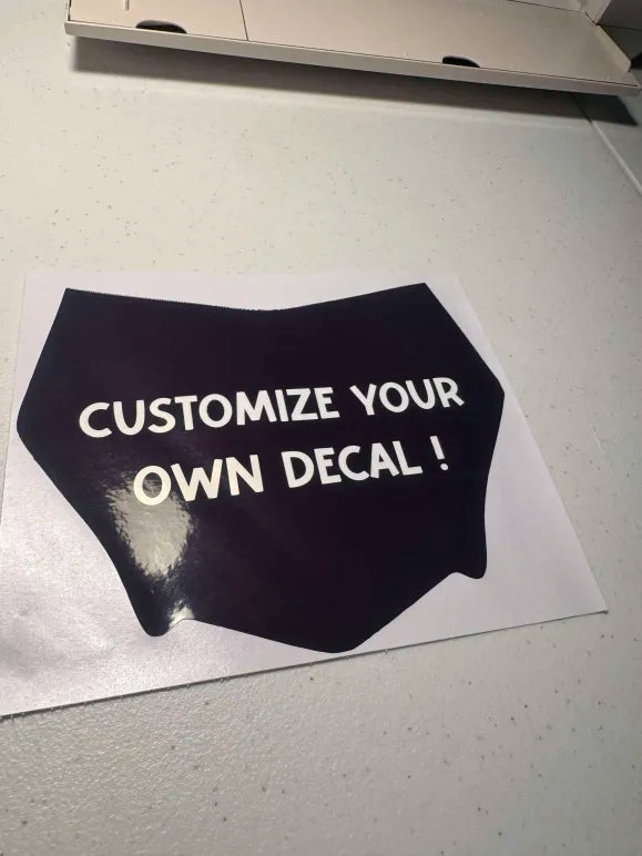 Moto Cutz Plate Decal