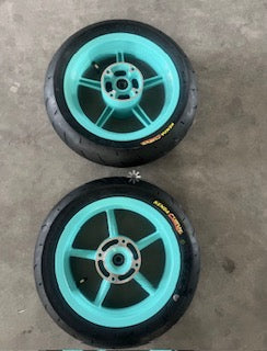 SUPER MOTOS!! FITS YOZMA, STRIKE, TUTTIO, RAZOR, EM5, RTR, HEYBIKE, MOTOTEC (CHOOSE BETWEEN A VARIETY OF RIM COLORS TO)