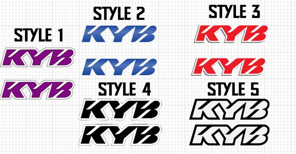 Kyb Fork Decal