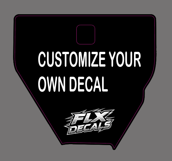 X1 Spark Front Plate Decal