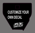 X1 Spark Front Plate Decal
