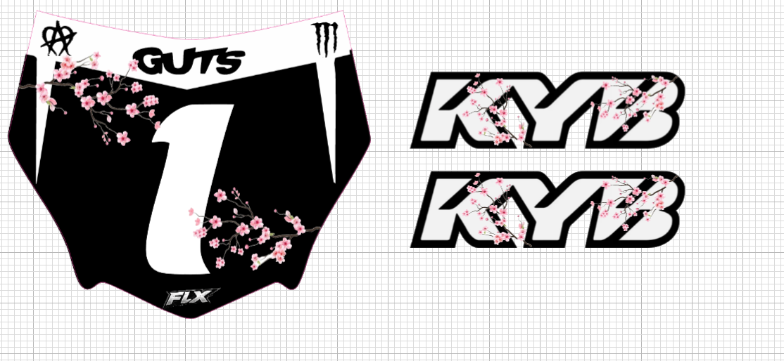 Cherry Blossom motocutz set