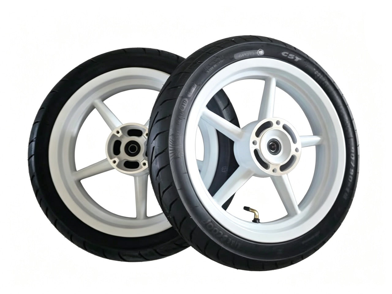 14 INCH SUPER MOTOS, CHOOSE BETWEEN 6 DIFFERENT RIM COLOR WAYS!! SUPER MOTOS FIT TUTTIO, RAZOR, YOZMA, X1, HEYBIKE AND MORE MINI EMOTOS