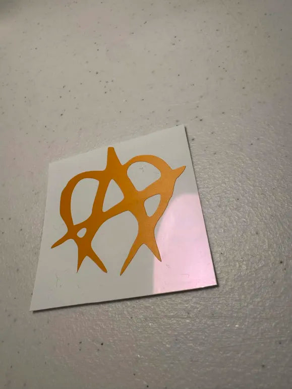 Orange Unimaginable Sticker