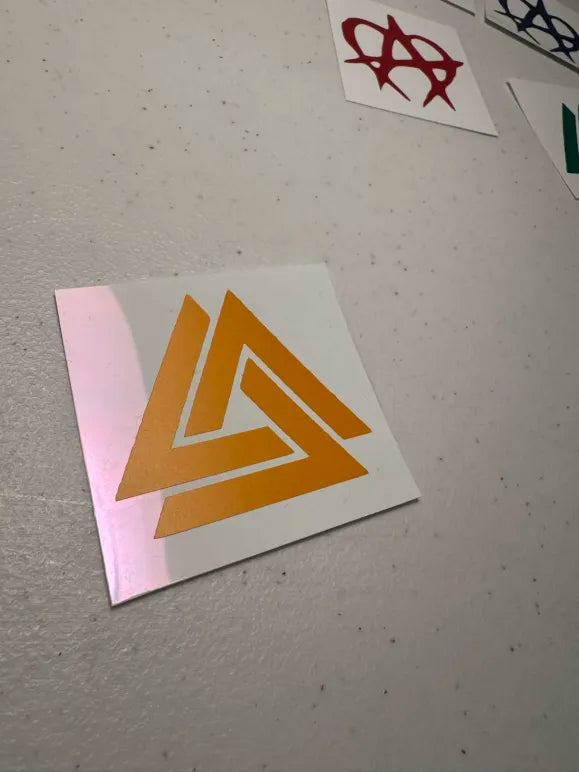 Orange Chi Battery Sticker